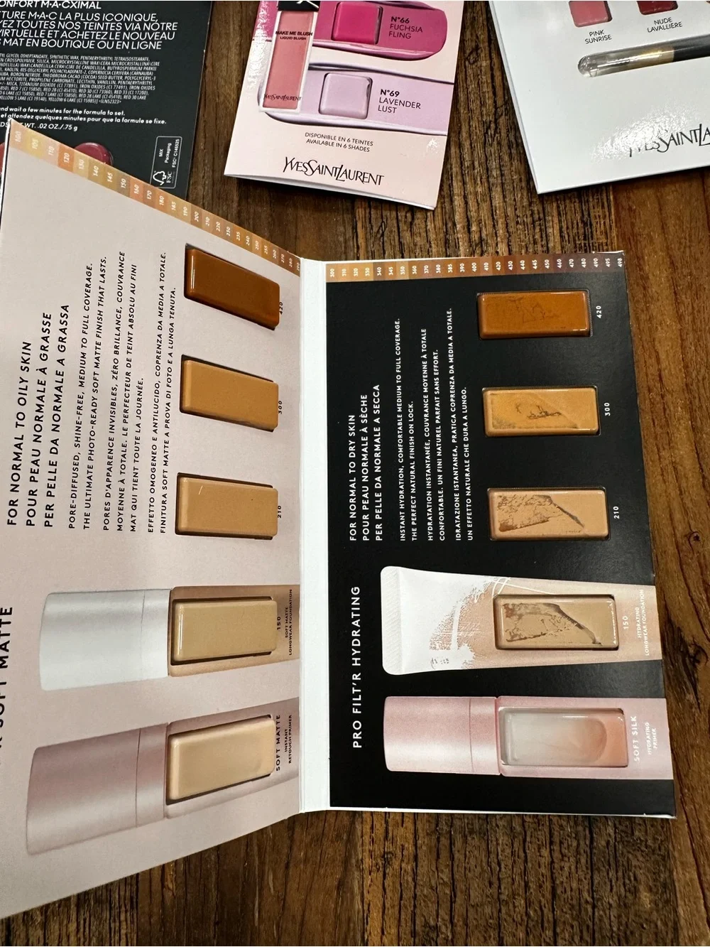 Yves Saint Laurent Lipstick & Lip Gloss Samples - Pink